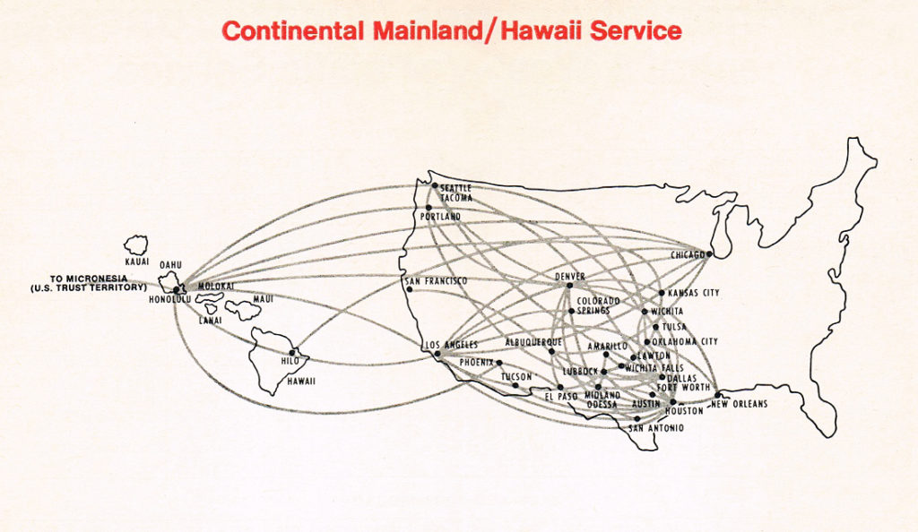 us airways route map hawaii