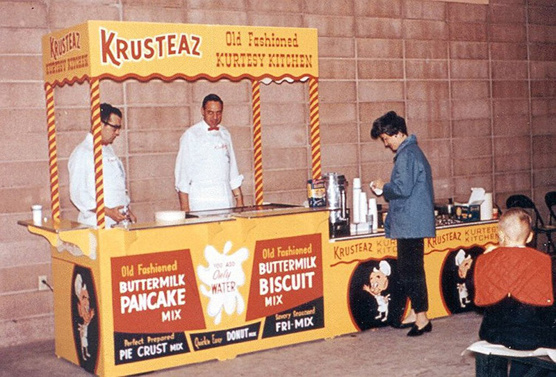 Krusteaz Kurtesy Kitchen stand