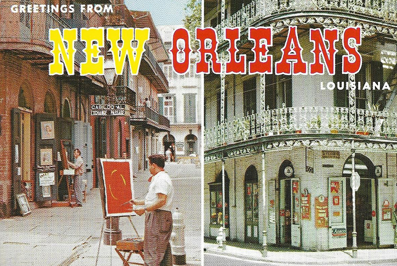 New Orleans vintage postcard