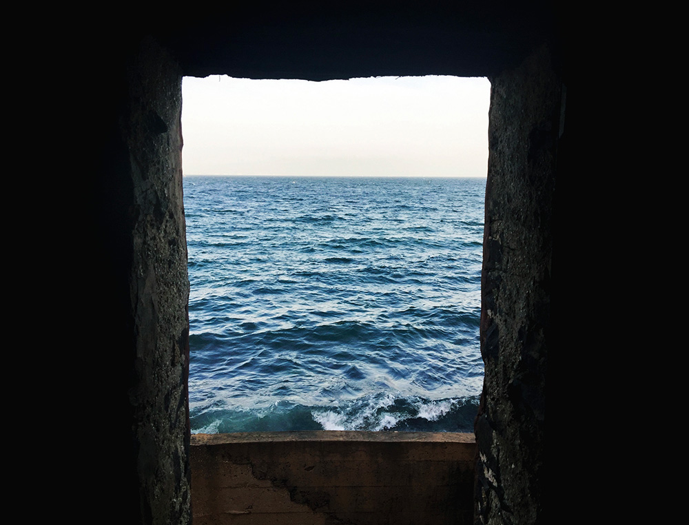 Looking Out the Door of No Return on Goree